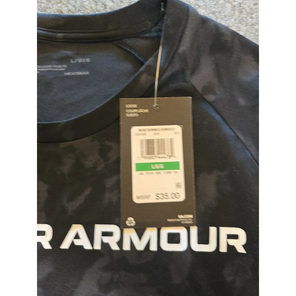 Under Armour Loose Fit Mens Large Black Shirt